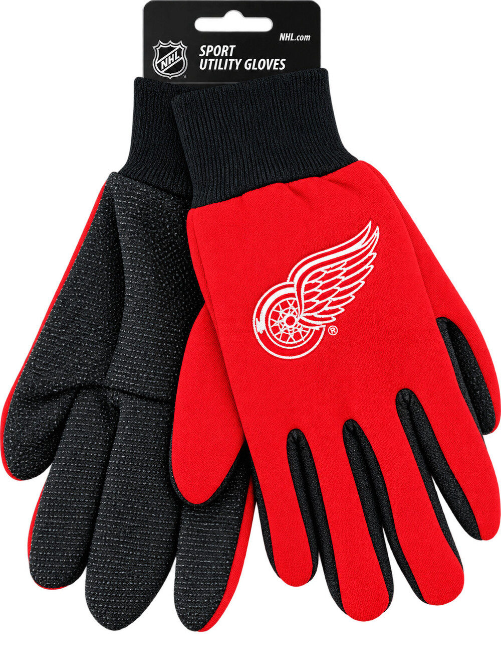 Detroit Red Wings NHL Officially Licensed Utility Gloves - One Size